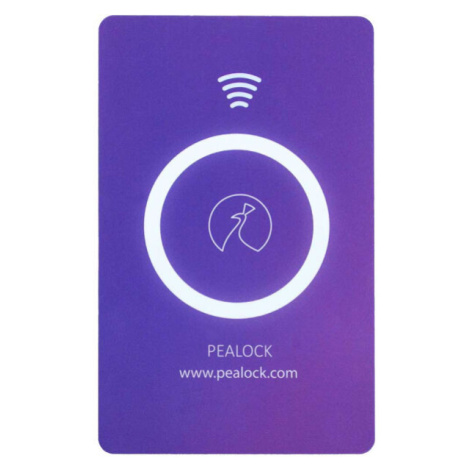 Pealock NFC KARTA Karta k zámku, ružová, veľkosť