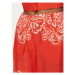 Gaudi Culottes nohavice 411FD25024 Oranžová Regular Fit