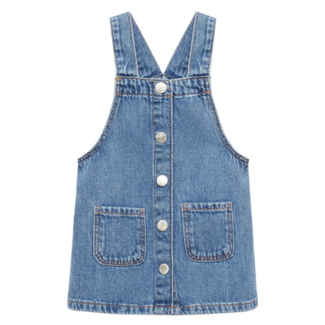 MANGO KIDS Šaty 'Ruffi'  modrá denim