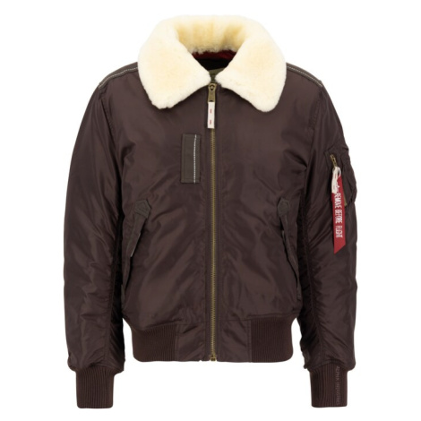 ALPHA INDUSTRIES Prechodná bunda 'Injector III'  svetlobéžová / tmavohnedá