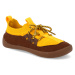 Barefoot tenisky Affenzahn - Baby Knit Walker Tiger žlté