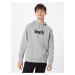 LEVI'S ® Mikina 'Relaxed Graphic Hoodie'  sivá melírovaná / čierna