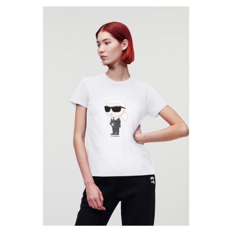 Tričko Karl Lagerfeld Ikonik 2.0 Karl T-Shirt White