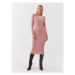 Guess Úpletové šaty W3YK21 Z2U00 Ružová Slim Fit