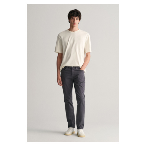 DŽÍNSY GANT SLIM DESERT JEANS ANTRACITE