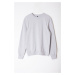 Trendyol Gray Melange Regular/Normal Cut Basic Sweatshirt