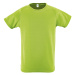 SOĽS Sporty Kids Detské funkčné tričko SL01166 Apple green