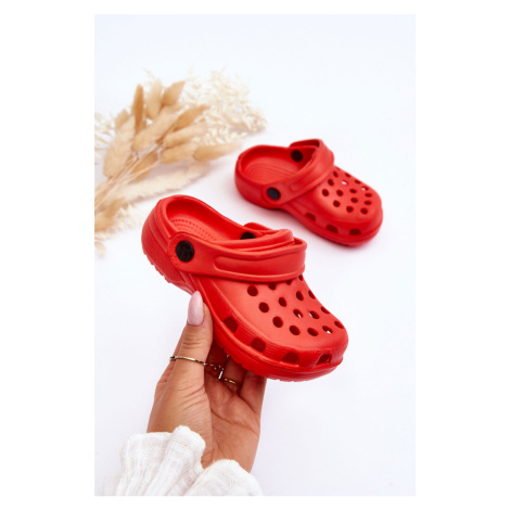 Crocs Slides Red Percy Foam