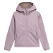 Dievčenská turistická softshellová bunda 4F JUNIOR SOFTSHELL JACKET F042-52S-LIGHT VIOLET