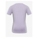Svetlo fialové dievčenské tričko s potlačou NAX ZALDO