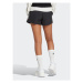 Adidas Športové kraťasy Essentials 3-Stripes HT3397 Čierna Loose Fit