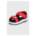 Detské sandále Levi's červená farba