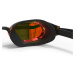 Plavecké okuliare BFast zrkadlové sklá jednotná veľkosť čierno-červené