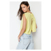 Trendyol Yellow Tie Back Detail Knitwear Blouse