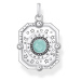 Thomas Sabo PE961-340-7 Silver pendant Wheel of Karma + cubic zirconia