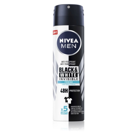 Nivea Men Invisible Black & White antiperspirant v spreji Fresh