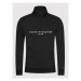 Tommy Hilfiger Mikina Logo Mockneck MW0MW20954 Čierna Regular Fit