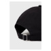 Bavlnená čiapka The North Face čierna farba, s nášivkou