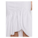 Guess Džínsová sukňa Marinella W3YD0E D54G2 Biela Regular Fit
