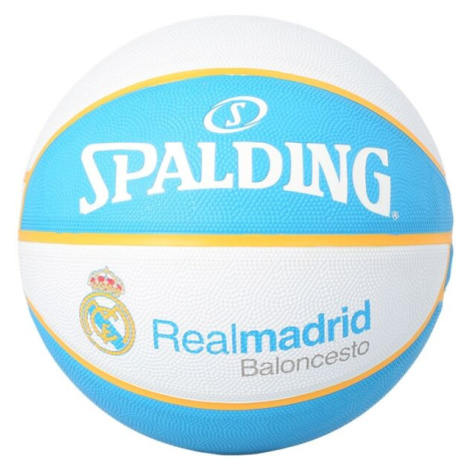 Spalding REAL MADRID EL TEAM Basketbalová lopta, biela, veľkosť