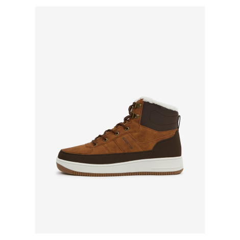 SAM73 Brown Insulated Ankle Sneakers in suede finish SAM 73 Fafte - Men