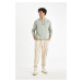 DEFACTO Cargo Pocket Waist Tie Elastic Leg Basic Plain Jogger Sweatpants