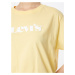LEVI'S ® Tričko 'Graphic Varsity Tee'  žltá / biela