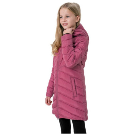 Dievčenská bunda 4F JUNIOR GIRLS JACKET JKUDP003-53S-DARK PINK