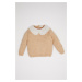 DEFACTO Baby Girl Big Collar Sweater