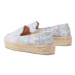 Manebi Espadrilky Slippers D T 1.6 D0 Strieborná