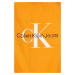 Detská bunda Calvin Klein Jeans oranžová farba