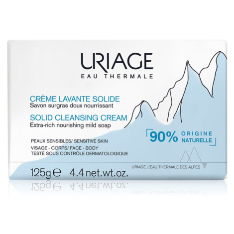 Uriage Hygiène Solid Cleansing Cream jemný čistiaci krém s termálnou vodou z francouzských Alp