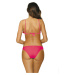 TMAVORUŽOVÉ VOLÁNIKOVÉ PUSH-UP BIKINY MATYLDA PETUNIA M-469 (14)