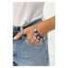 Blue cornflower bracelet