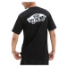 Pánske tričko s krátkym rukávom VANS STYLE 76 BACK SS TEE-BLACK-WHITE