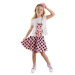 Denokids Polka Dot Cheetah Girl's Summer T-shirt Pink Skirt Set