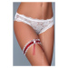 Podväzok Livco Corsetti Garter Maroon LC0052 Farba: Červená