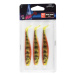 Fox rage gumová nástraha pro shad ultra uv pacs bright perch -10 cm 3 kusy