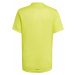 ADIDAS PERFORMANCE Funkčné tričko  citrónová žltá / čierna