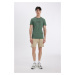 DEFACTO Slim Fit Slim Cut Skinny Leg Shorts