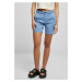 Women's high-waisted cargo shorts horizontblue