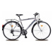 Olpran Pánsky trekový bicykel Mercury sivo/čierny