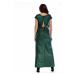 Zelené spoločenské maxi šaty