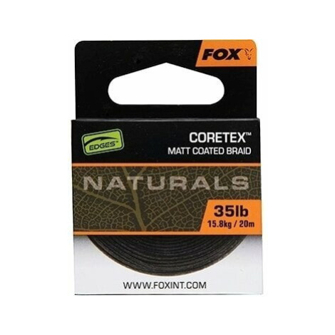 Fox Fishing Edges Naturals Coretex 35 lbs-15,8 kg 20 m Šnúra