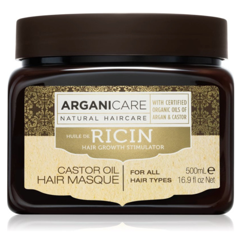 Arganicare Ricin Hair Growth Stimulator posilňujúca maska pre slabé vlasy s tendenciou vypadávať
