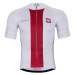 BONAVELO Cyklistický dres s krátkym rukávom - POLAND I. - červená/biela