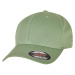 Wooly Combed Green Cap