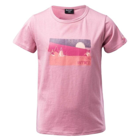 Hi-Tec NELA JRG Dievčenské tričko, ružová, veľkosť
