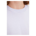 Trendyol Lilac 100% Organic Cotton Crop Knitted Sweatshirt