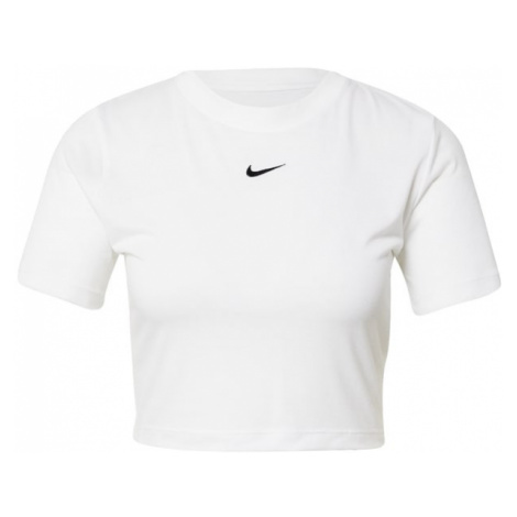 Nike Sportswear Tričko 'Essential'  čierna / biela